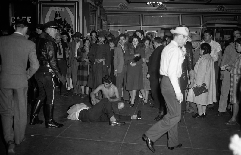 The Zoot Suit Riots, 1943. Photo credit: AP